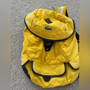 Lacoste Live Yellow Backpack Drawstring